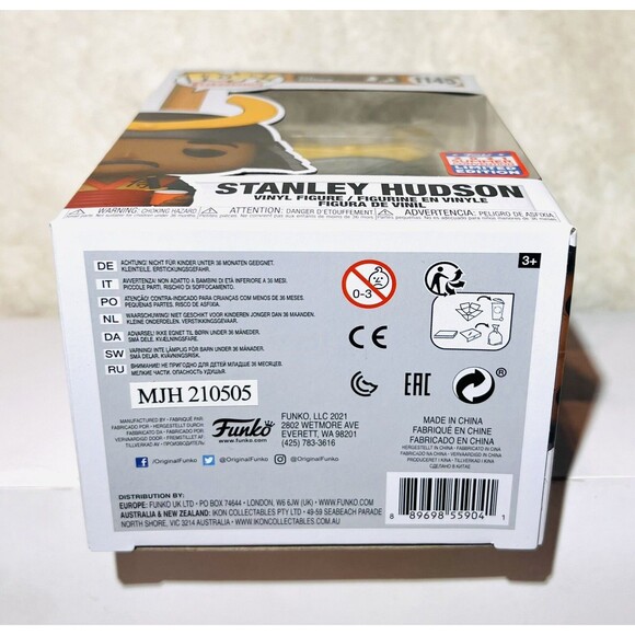 Funko Pop! The Office Stanley Hudson GameStop (GS) (Exclusive) #1145 - Picture 6 of 6